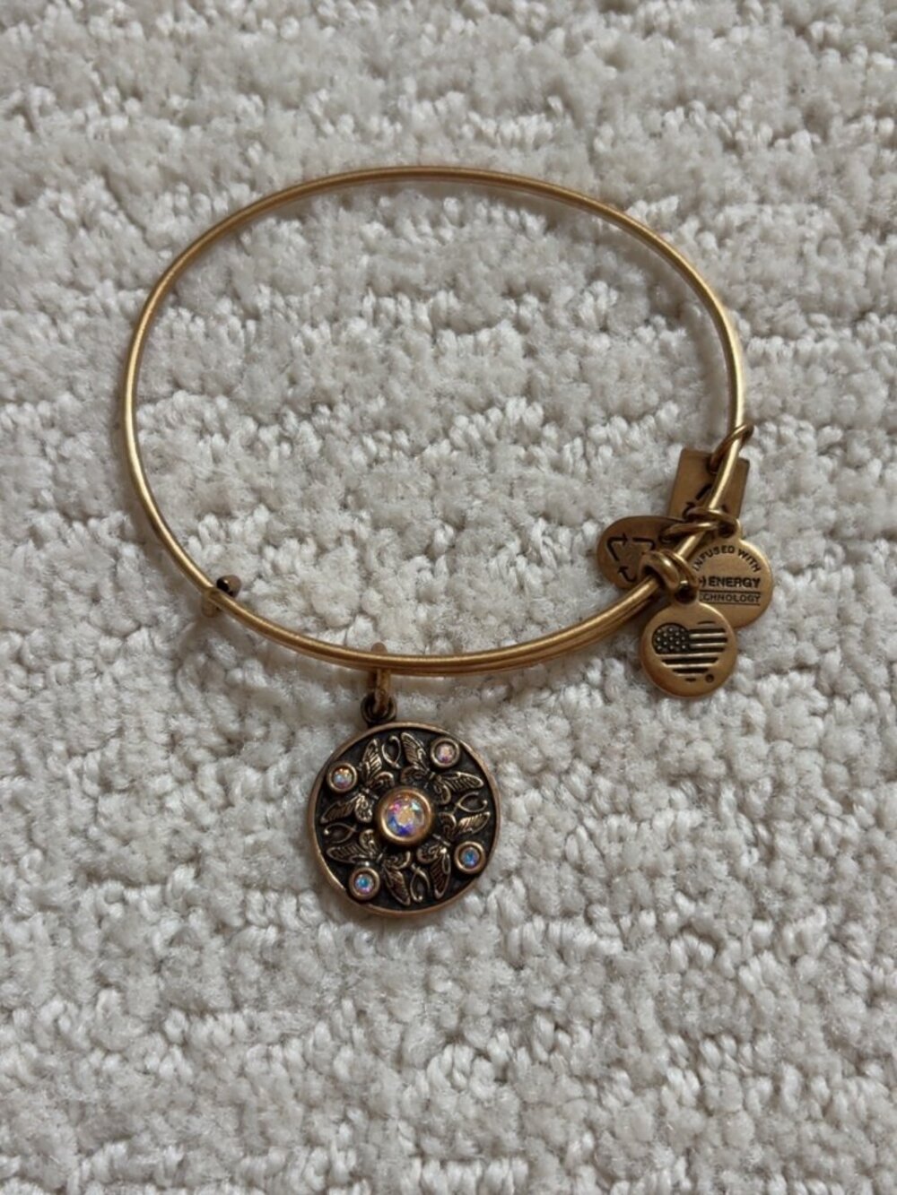 Alex & Ani Gold Wings of Change Bracelet